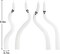 4-Pack Ghost Taper Candles – Cute Halloween Candle Decor for Table, Mantel & Indoor Party Centerpieces